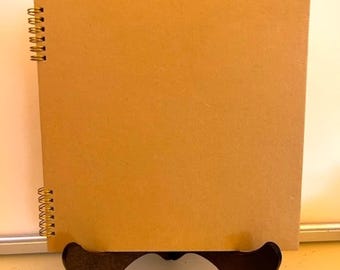Gold Spiral Scrapbooking Album | Hardcover Notebook for Photo Albums, Journals and DIY Projects