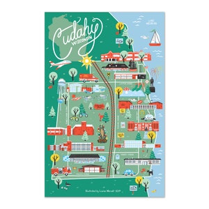Cudahy, WI Map