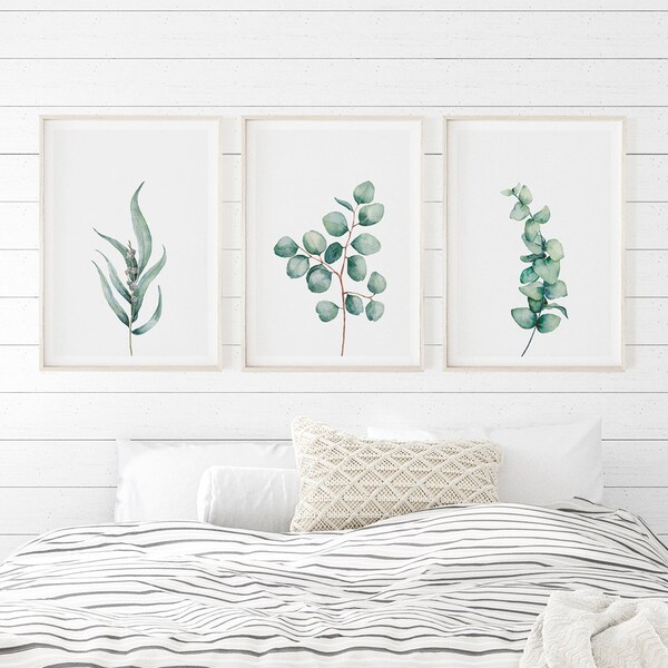 Farmhouse Wall Decor, Set of 3 Prints, Farmhouse Prints, Rustic Print, Rustic Decor, Rustic Wall Art, Botanical Wall Art, Printable Art