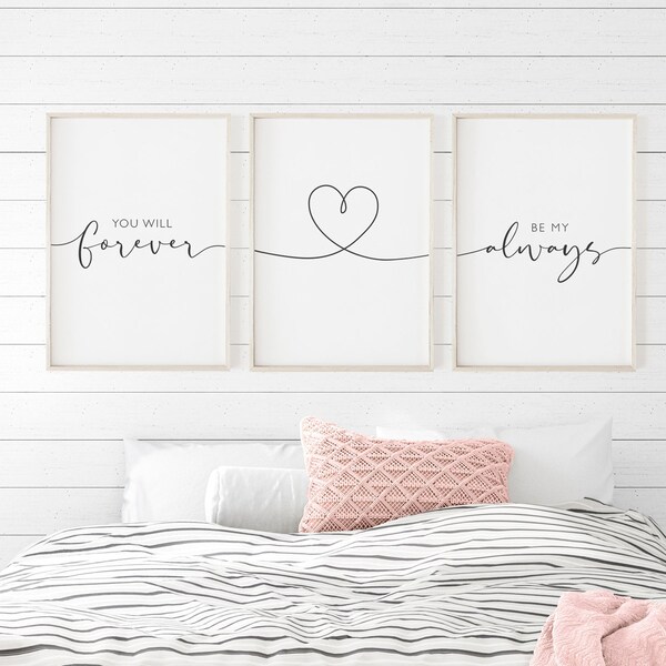 You Will Forever Be My Always Sign - Etsy