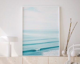 Coastal Printable, Blue Ocean Print, Coastal Prints, Beach Printable, Coastal Digital Prints, Ocean Print, Coastal Art, Beach Print Download