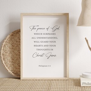 Philippians 4:6 Printable Bible Verse, Inspirational Christian Quote ...