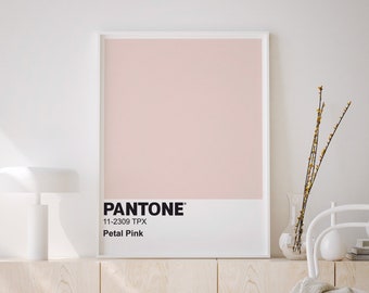 Pantone Poster Etsy