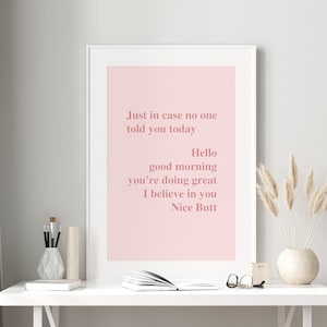Women Wall Decor, Just In Case No One Told you today, Inspirational Wall Art, Bedroom Decor, Feminist Art, Office Decor, Printable Wall Art