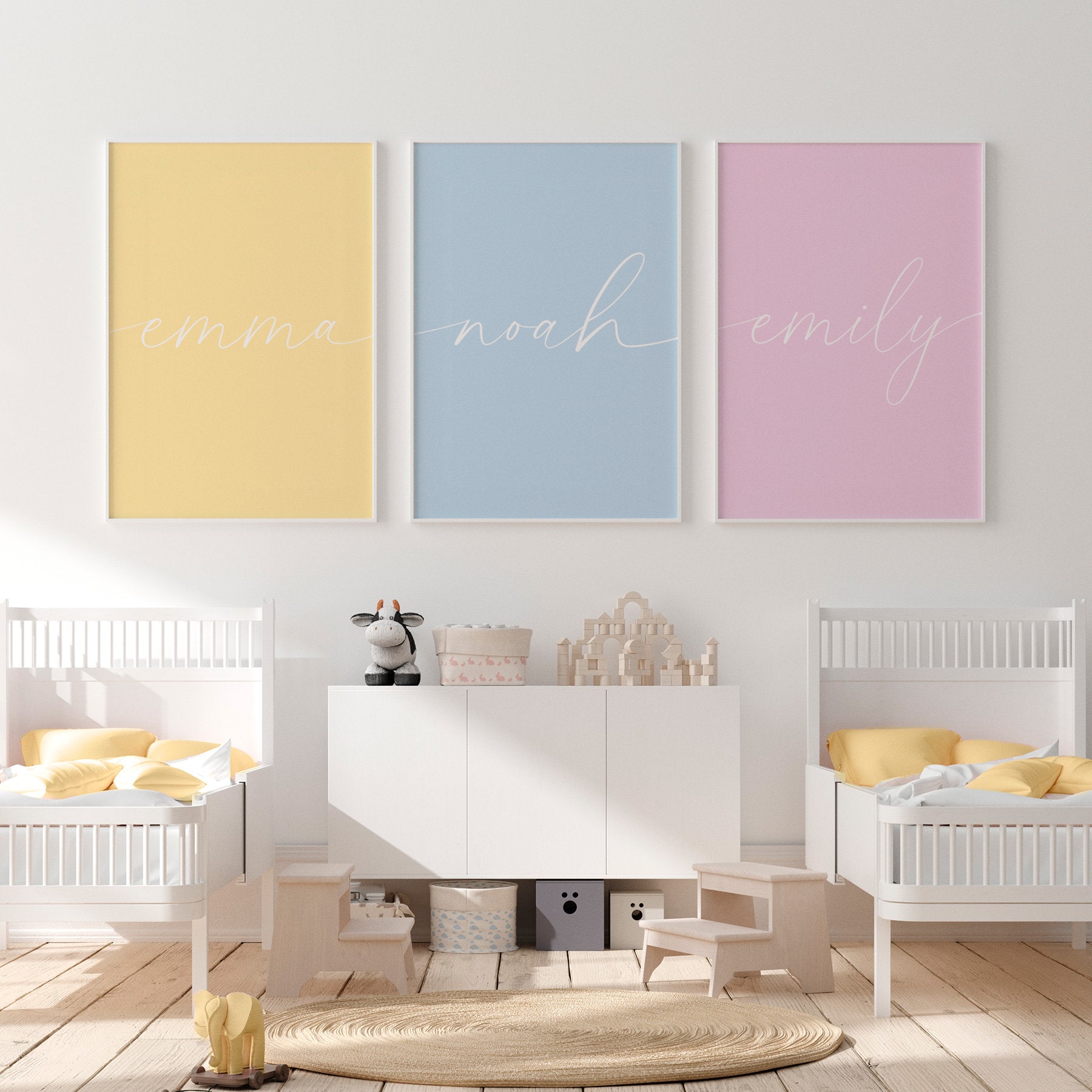 custom quote printable set of 3 custom bedroom wall art etsy
