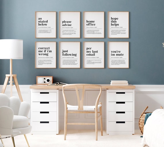 Set Di 3 Poster HR Office Decor – Stampe Divertenti Su Tela Per Ufficio Risorse Umane, 29,2x38,1 Cm, Pronti Da Appendere, Regalo Per HR