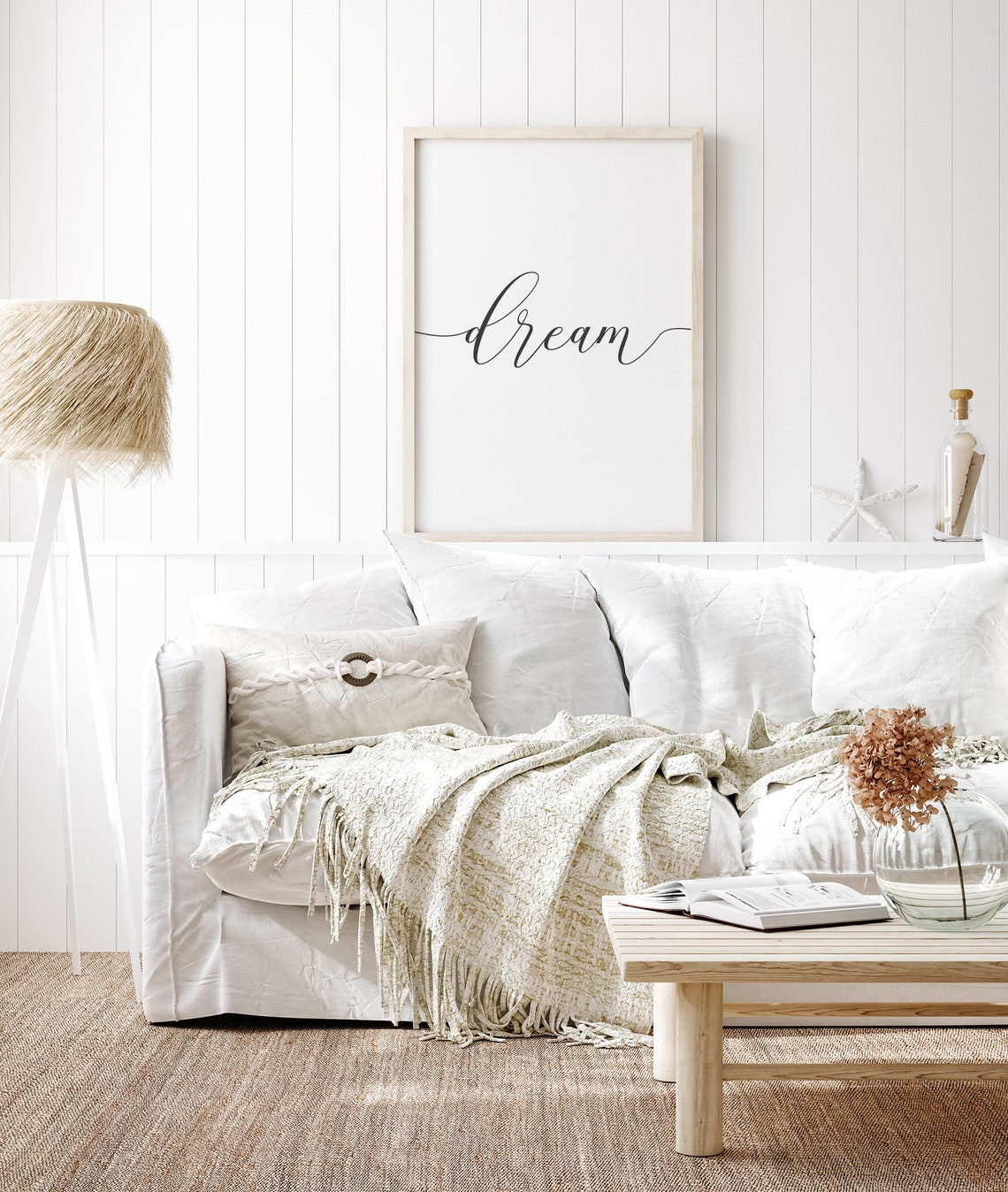 Dream Printable Art Bedroom Wall Art Prints Minimal Prints | Etsy