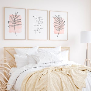 Bedroom Wall Decor for Women, Minimal Line Art, Bedroom Decor ...
