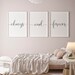 Always and Forever Printable Bedroom Print Set of 3 Above - Etsy