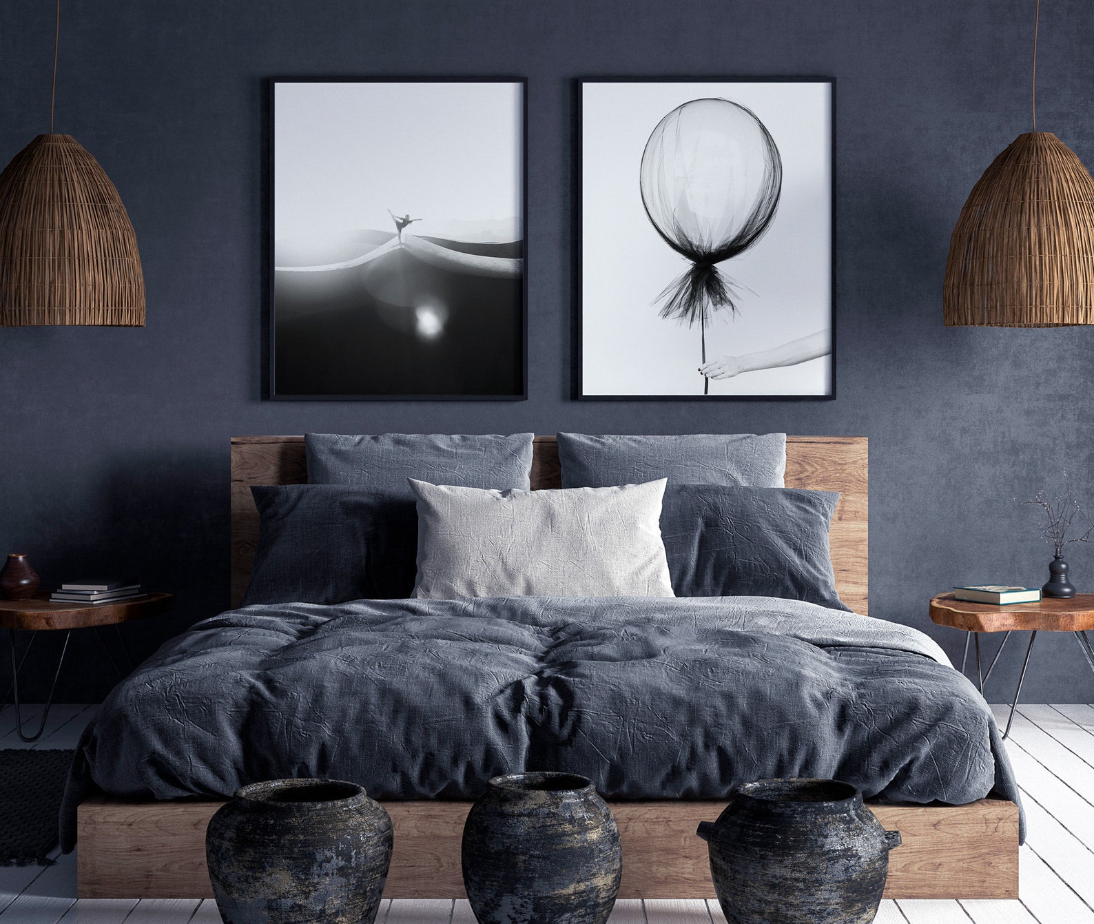 Black and White Prints for Bedroom Girl Bedroom Print Set of - Etsy