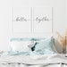 Better Together Print Printable Quotes Bedroom Wall Art - Etsy