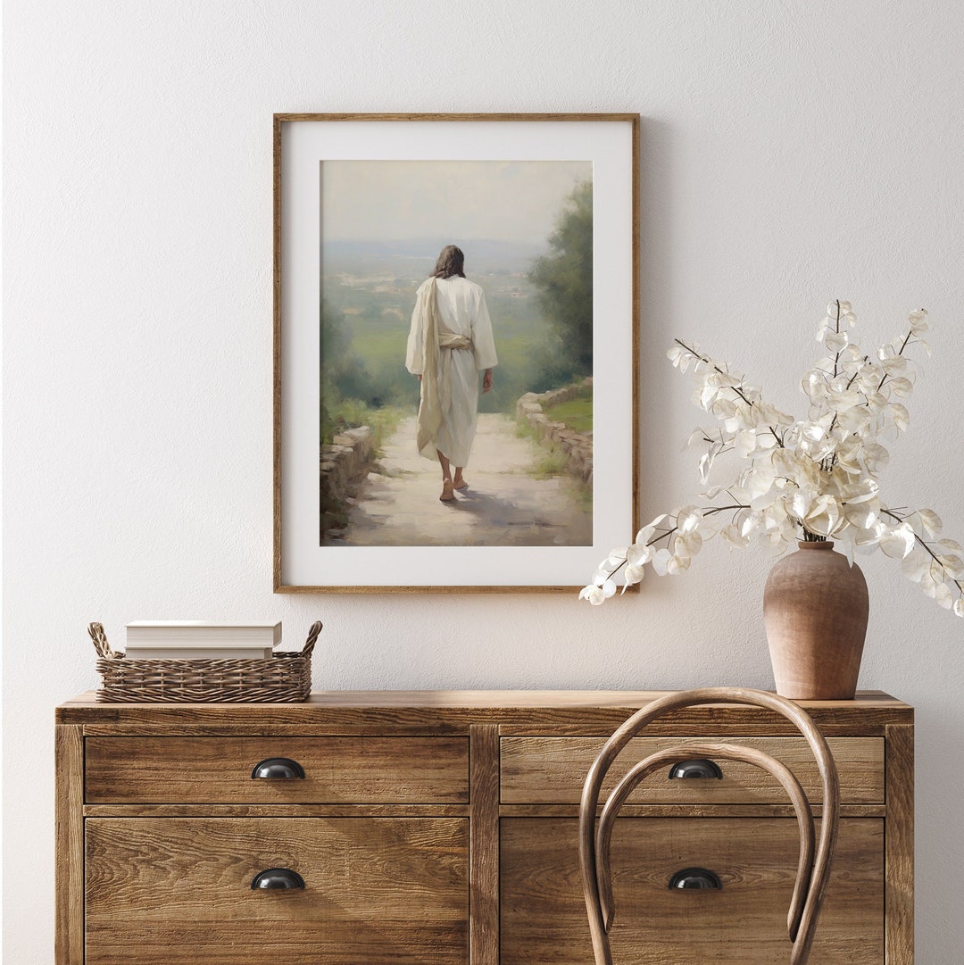 Jesus Art, Jesus Painting, Christian Wall Art, Jesus Print, Jesus Wall ...