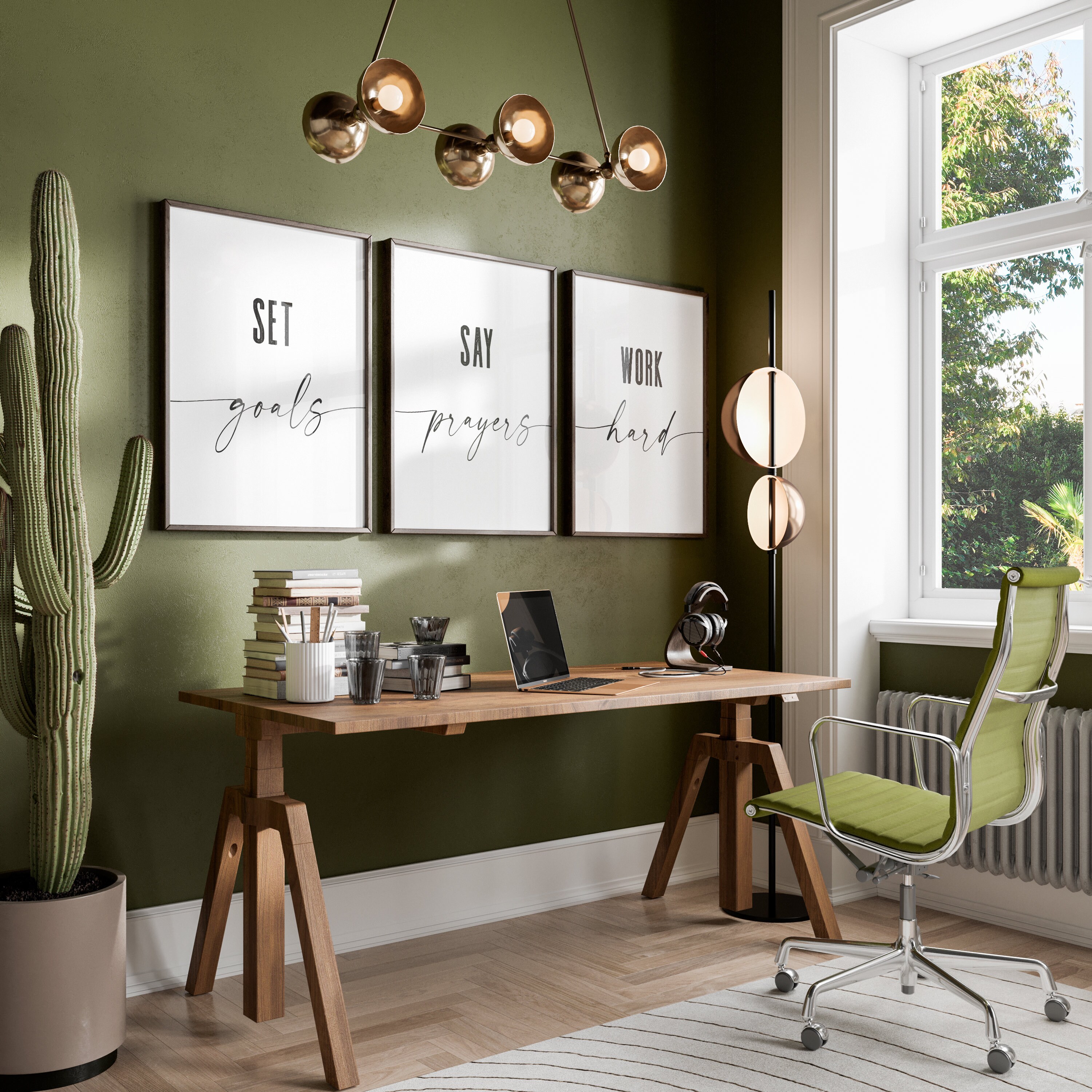 Office Wall Art Set, Home Office Decor, Work From Home Art Prints ...