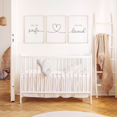 Nursery Wall Art Print Printable Quotes for Baby Room Etsy