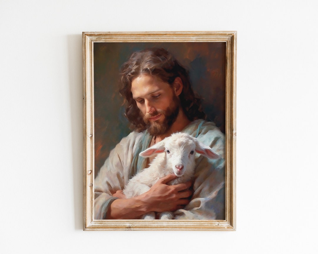 Jesus Painting, Jesus Art, Christian Wall Art, Jesus Print, Jesus Wall