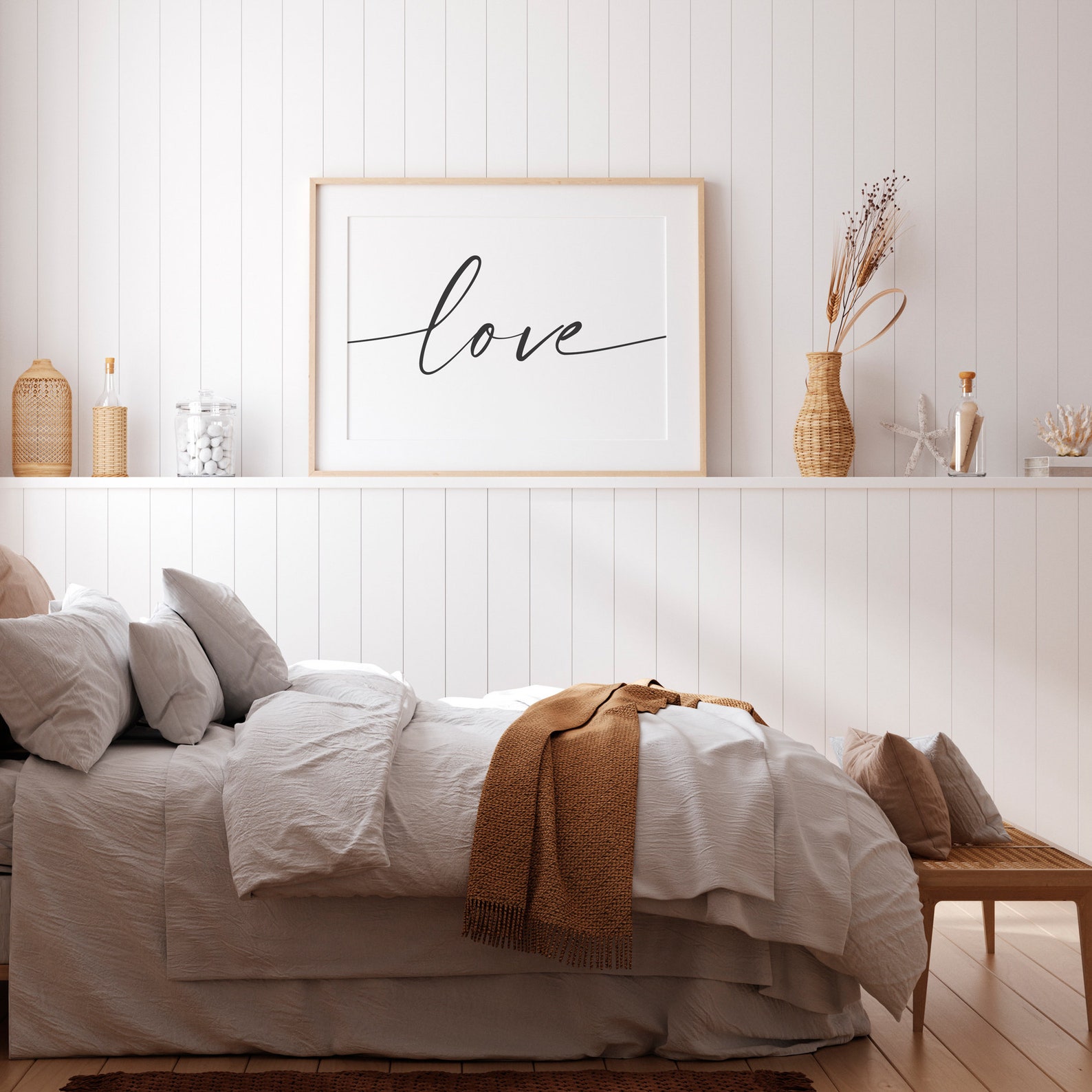 Bedroom Wall Art Love Printable Art Bedroom Posters Modern Etsy