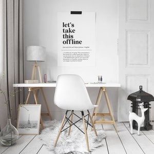 Office Wall Decor, Funny Office Prints, Office Wall Art, Definition ...
