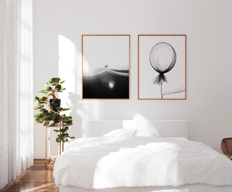 Black and White Prints for Bedroom Girl Bedroom Print Set of Etsy