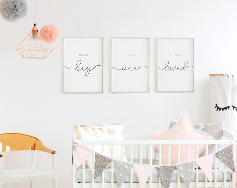 Above Crib Decor Printable Sweet Dreams Sign Nursery Wall Etsy