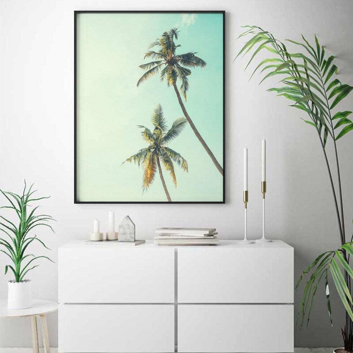 Live Plants Palm Leaf Summer Svg Palm Tree Print Living - Etsy