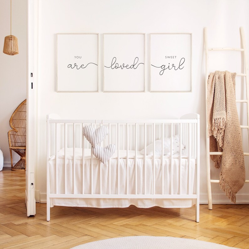 Nursery Wall Art Girl Bedroom Decor Nursery Printable Etsy