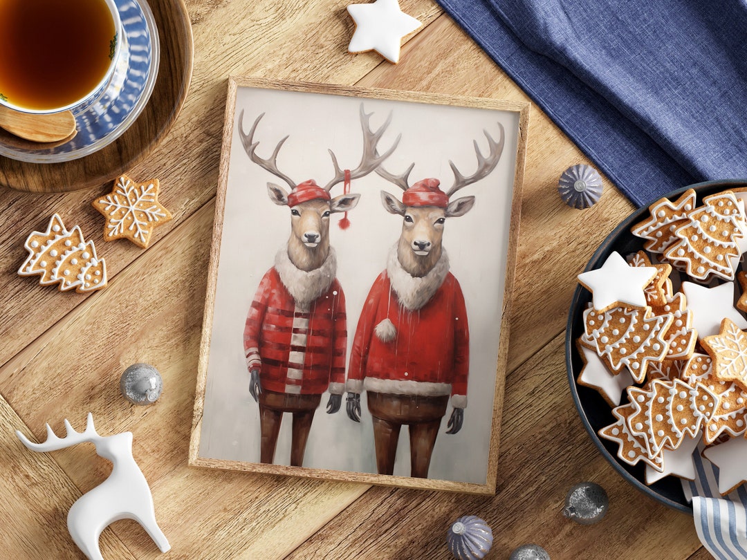 Funny Christmas Printable Stag - Il 1080xN.5506636461 Gwy1 
