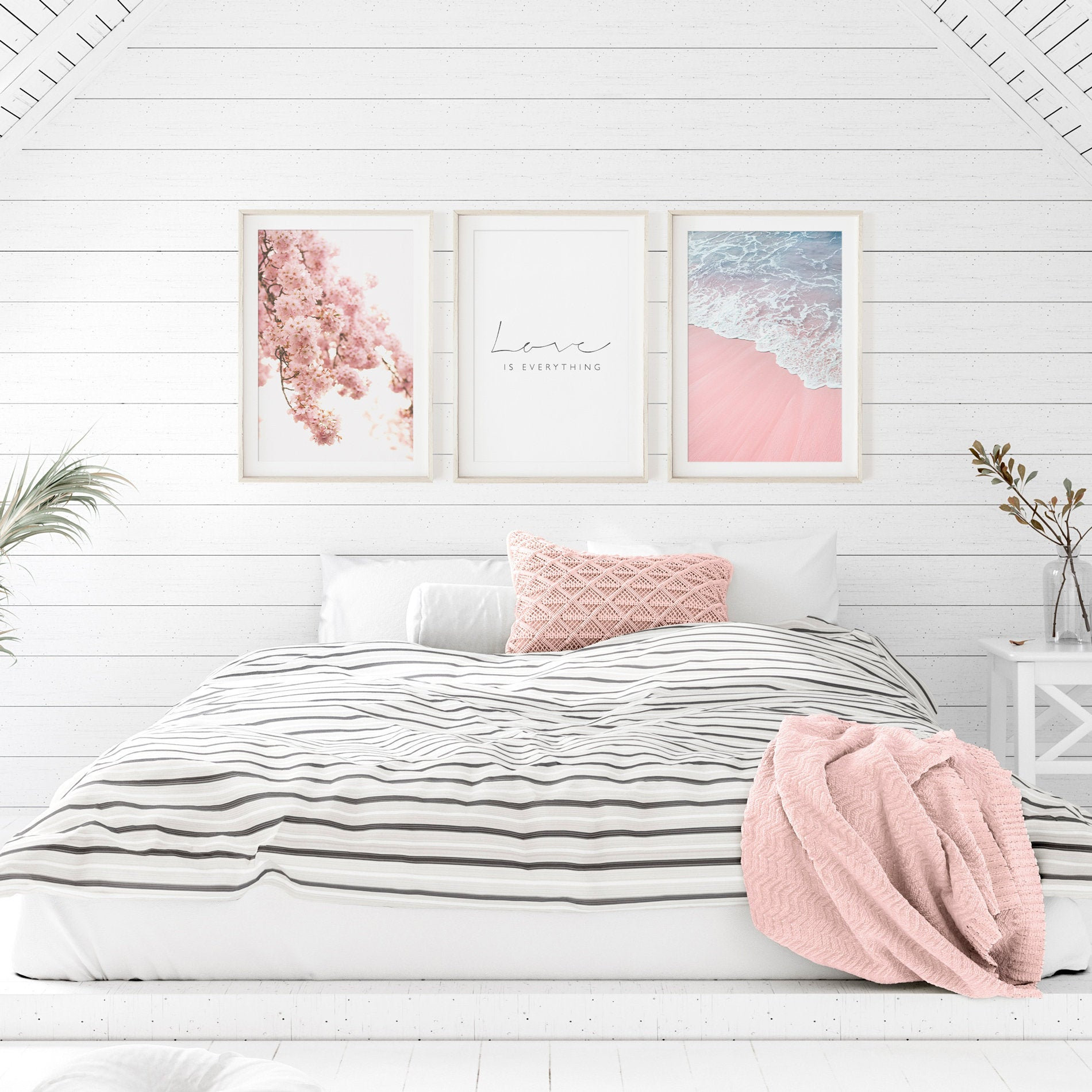 Flower Wall Art, Set of 3 Prints, Flower Nursery Decor, Botanical Print, Teen  Girls Bedroom Art, Flower Bedroom Art, Plant Art, Living Room 