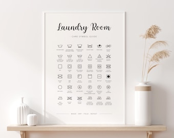 Laundry Room Decor, Laundry Wall Decor, Laundry Room Print, Laundry Signs, Laundry Symbols, Laundry Room Art, Laundry Wall Art, *PRINTABLE *