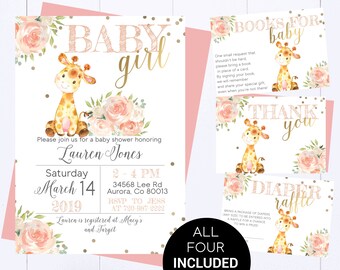 etsy baby invitations
