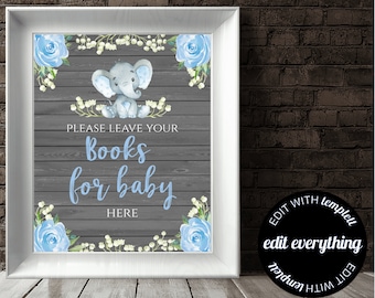 4ft Personalized Name Blue Teddy Bear Stroller Welcome Baby Shower Party Banner
