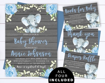 baby boy shower invitations etsy