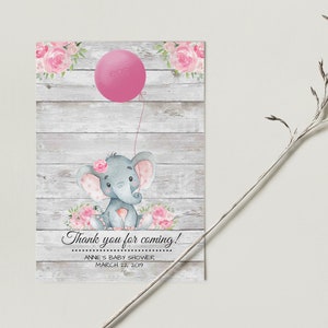 Pink Elephant Baby Shower EOS Party Favor Baby Shower EOS Chapstick Favor Girl Baby Shower Party Favor Baby Shower Thank You EOS Party Favor