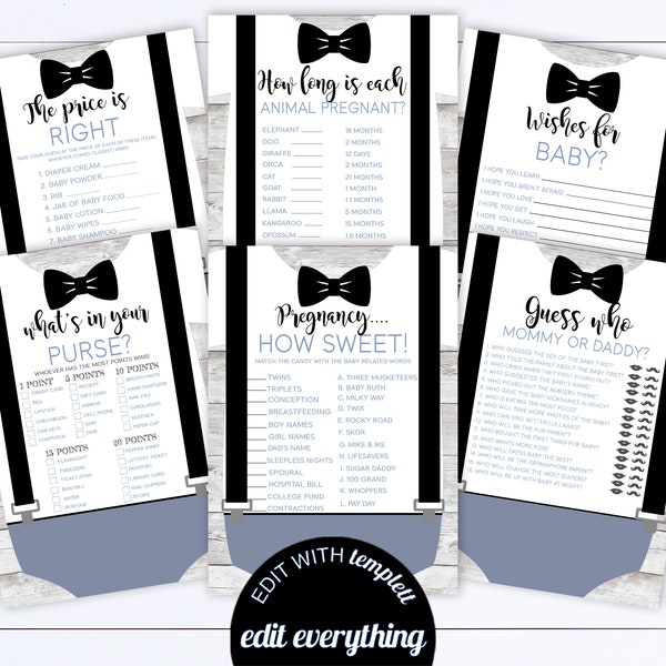 Little Man Baby Shower - Etsy