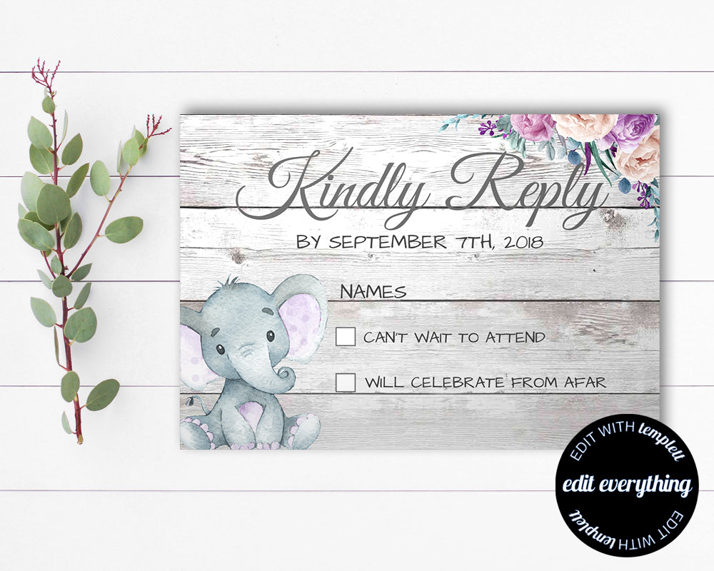 Baby shower cheap rsvp wording