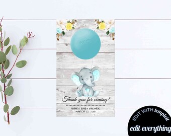 Elefant Babyparty EOS Mitbringsel Babyparty EOS Chapstick Mitbringsel Junge Babyparty Mitbringsel Babyparty Danke EOS Mitbringsel