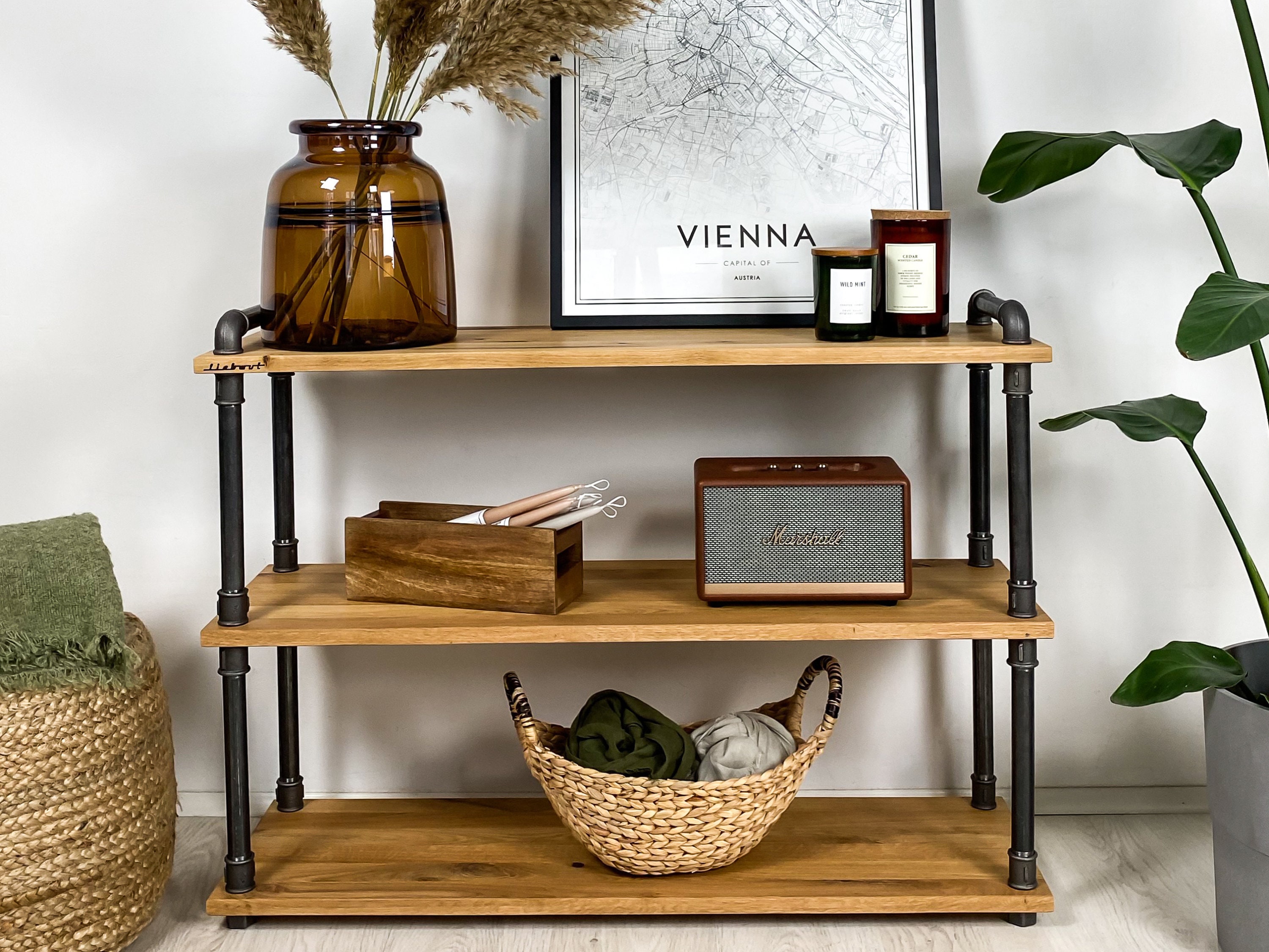 Buffet Triple - Étagère Au Design Industriel Minimaliste