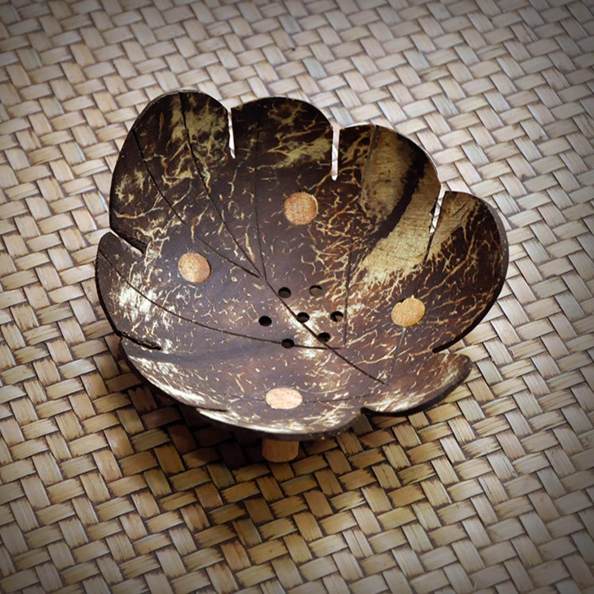 Natural coconut shell soap dishes wooden soap dish gift for Etsy