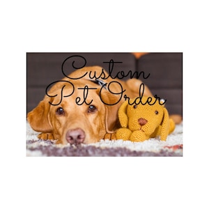 Custom gehäkeltes Haustier, Custom Hund