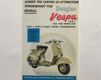 Vespa Scooter Business/Credit Card Holder Great Biker Gift 384 Vespa Scooter Business/Credit Card Holder Great Biker Gift 384