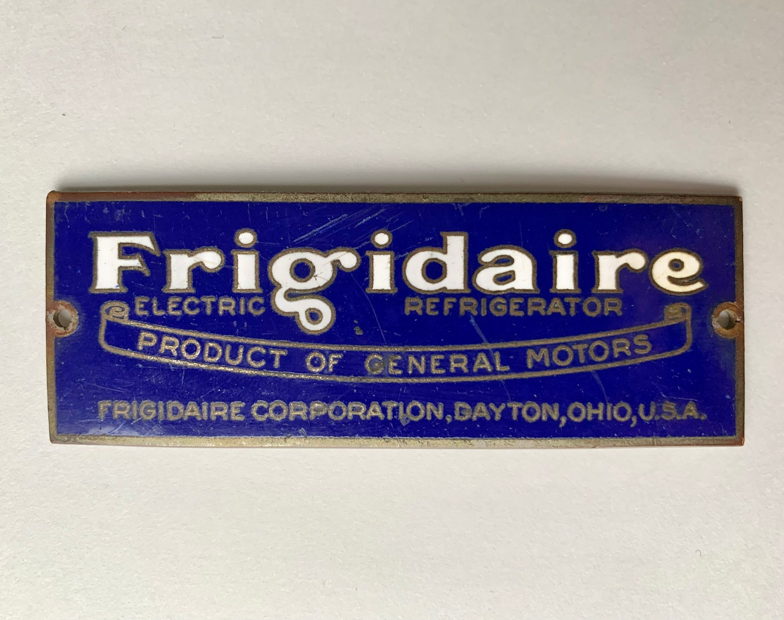 Vintage Frigidaire Refrigerator Porcelain Enamel Emblem by Etsy