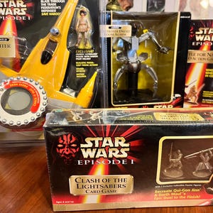 Star Wars Episode I Collectible lot of 3.  Unopened, Original Packaging.