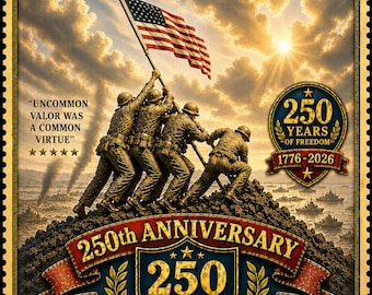 硫黄島 1945 ウォールアート 愛国的なポスター アメリカ軍への敬意 ヴィンテージ アメリカ国旗装飾