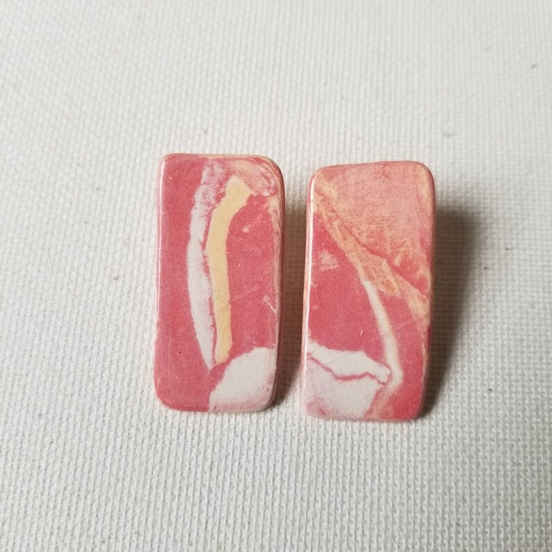 Rectangle Studs Earrings