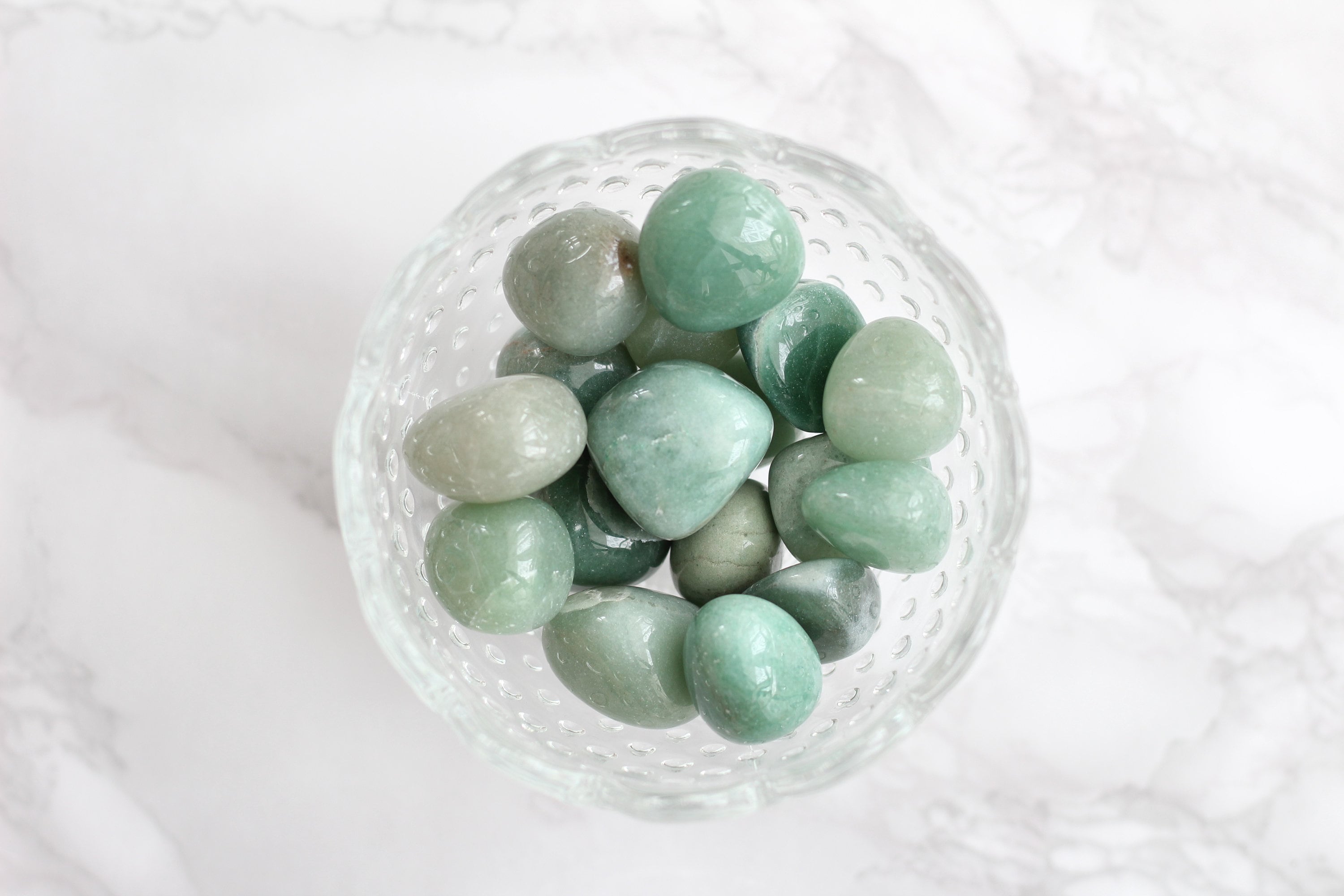 2-3 cm Aventurine, Aventurine Pierre Naturelle Roulée, Recomfortante, Control Emotionnel, Aventurine