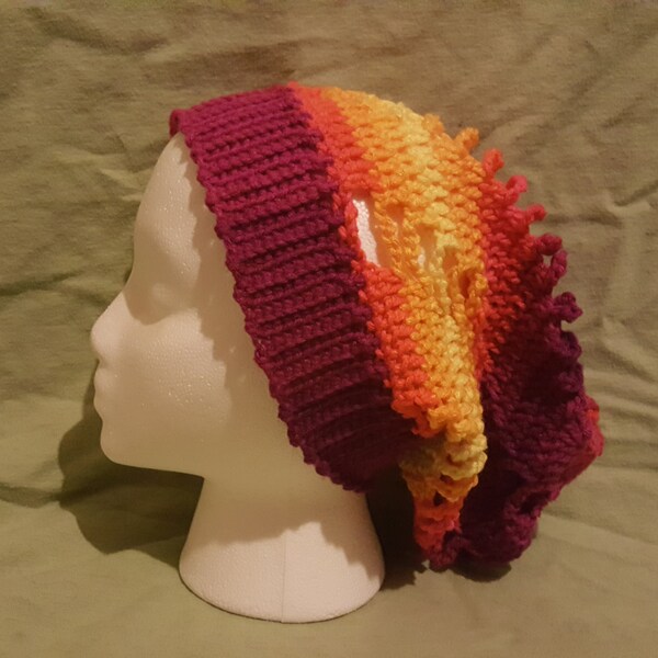 Women Casual Summer Stripe Slouchy Hat