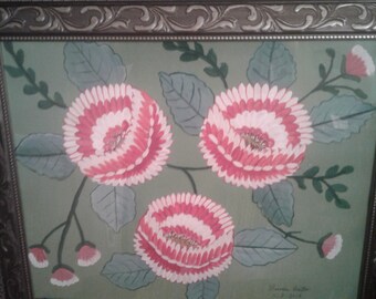 Chrysanthemums painting 16×20