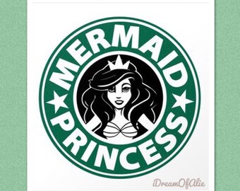 Free Free 309 Little Mermaid Starbucks Cup Svg SVG PNG EPS DXF File