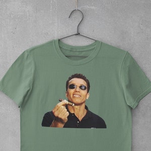 Arnold Schwarzenegger Cigar Shirt
