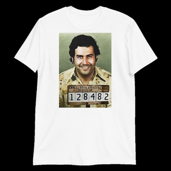 Buy Pablo Escobar Mugshot T Shirt Online in India - Etsy
