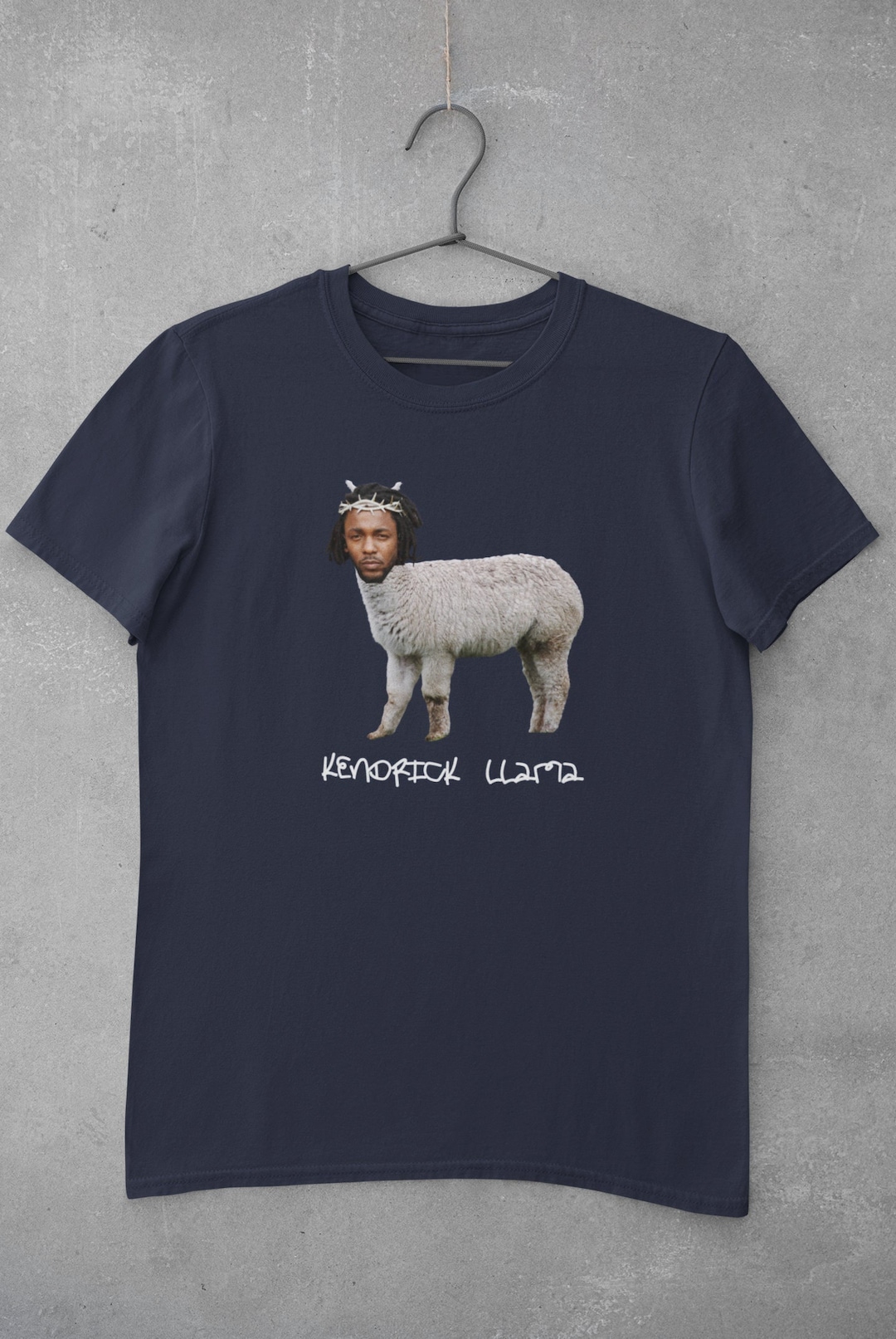 Funny Kendrick Lamar Crown Llama Shirt - Etsy